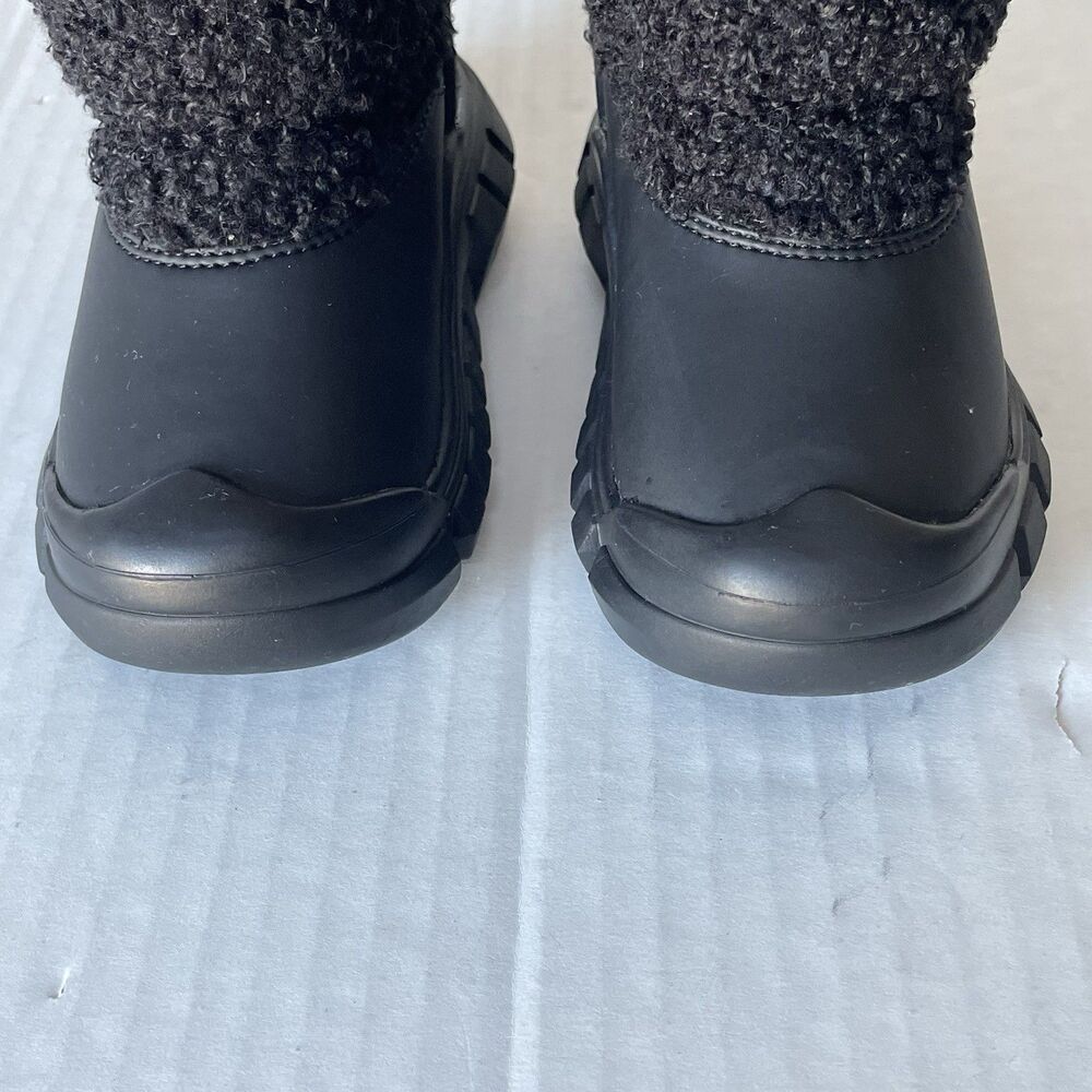 Hunter Kids Black Fleece-Lined Boots - Picture 6 of 12